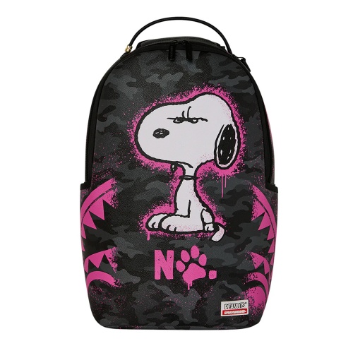 SPRAYGROUND Rucsac PEANUTS SNOOPY PINK STENCIL DLXSV