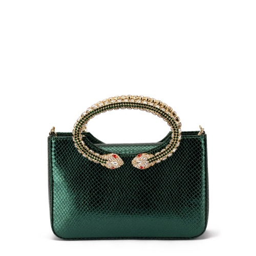 PAOLA FIORENZA Geantă damă verde