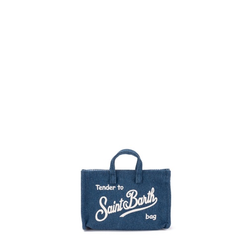 SAINT BARTH Geantă telefon denim
