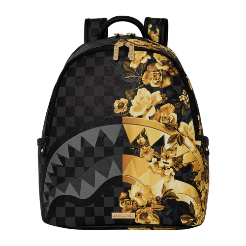 SPRAYGROUND Rucsac GOLD FLORAL REMIX