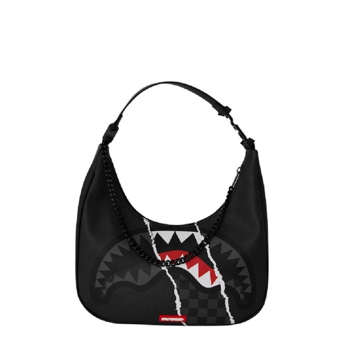 SPRAYGROUND Geantă damă CENTER RIP REVEALING GRAY CHECK