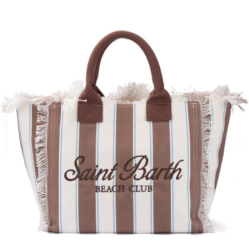 SAINT BARTH Geantă damă în dungi Vanity - Pepina.ro SAINT BARTH Geantă damă în dungi Vanity