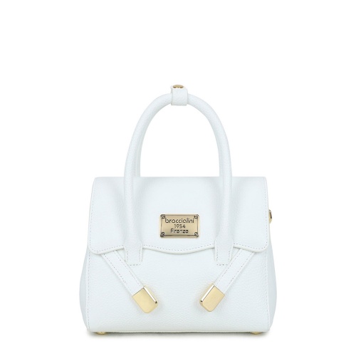 Braccialini Geantă damă albă Sara