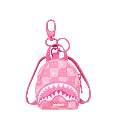 SPRAYGROUND Breloc PINK NEW CHECK FACES