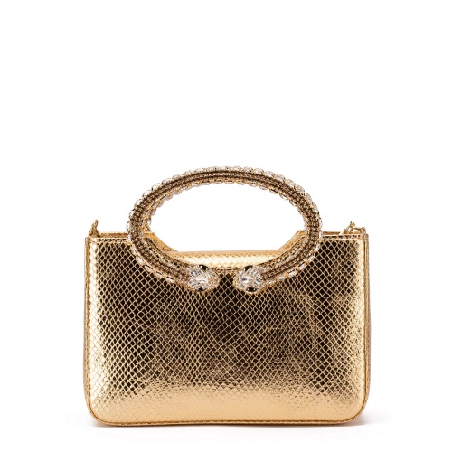 PAOLA FIORENZA Geantă damă aurie