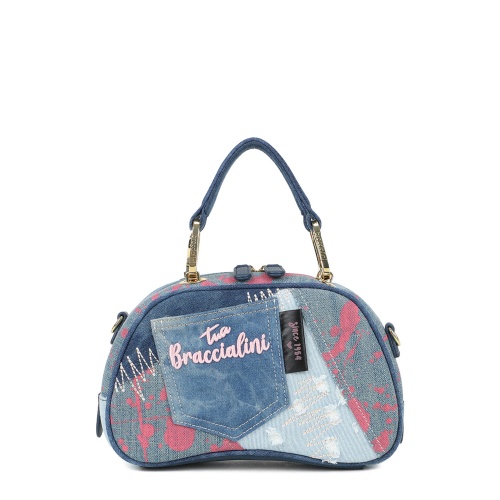 Braccialini Geantă damă denim Candy Jeans