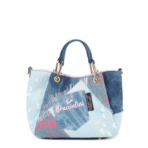 Braccialini Geantă damă din denim Amy Jeans