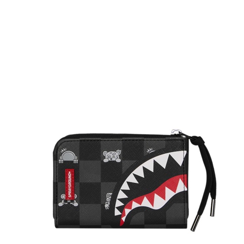 SPRAYGROUND Portofel GRAY PEEKING CHARACTER