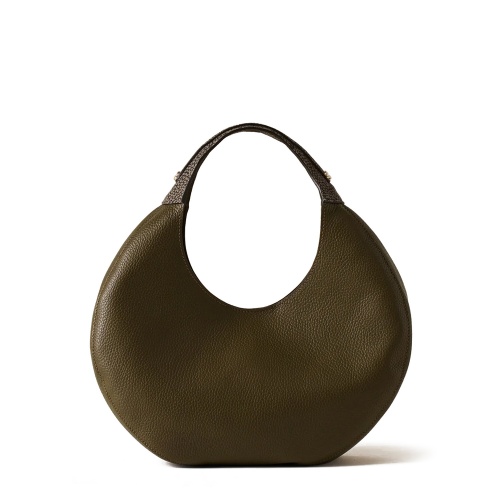 BORBONESE Geantă damă verde Full Moon Hobo Bag