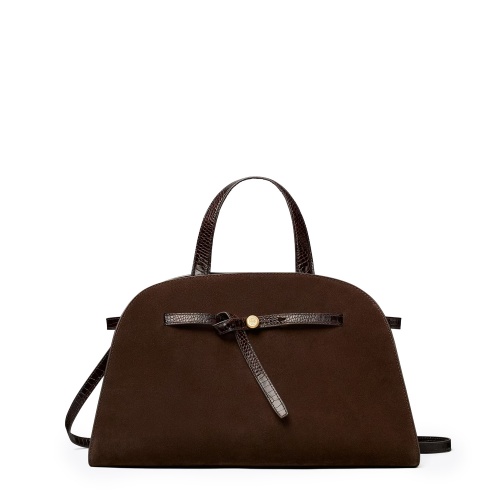 TORY BURCH Ghete damă maro Romy - Pepina.ro TORY BURCH Ghete damă maro Romy