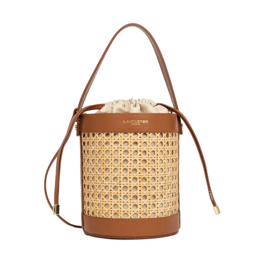 LANCASTER Geantă cu ratan damă