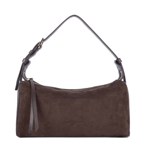 LANCASTER Geantă damă maro Suede