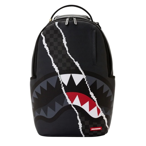 SPRAYGROUND Rucsac CENTER RIP REVEALING GRAY CHECK
