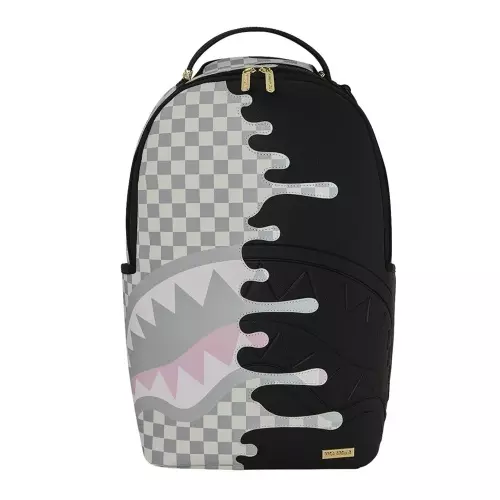 SPRAYGROUND Rucsac CREAM CHECK SIDE DRIP