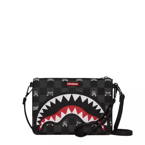 SPRAYGROUND Poșetă GRAY PEEKING CHARACTER