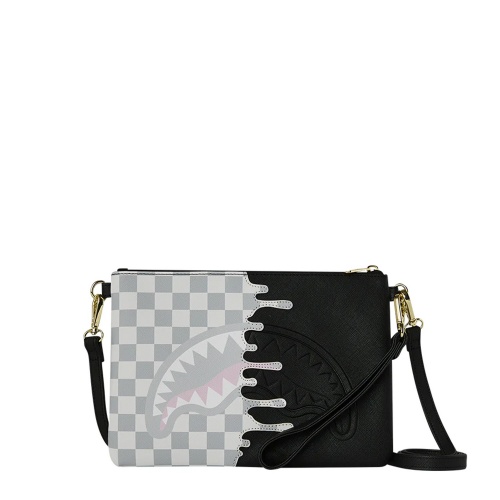 SPRAYGROUND Geantă crossbody CREAM CHECK SIDE DRIP