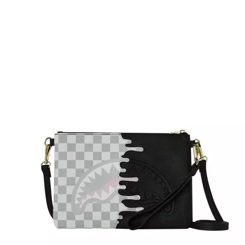 SPRAYGROUND Geantă crossbody CREAM CHECK SIDE DRIP