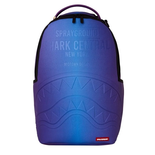 SPRAYGROUND Rucsac SHARK CENTRAL EMBOSSED DUSK NYLON - Pepina.ro SPRAYGROUND Rucsac SHARK CENTRAL EMBOSSED DUSK NYLON
