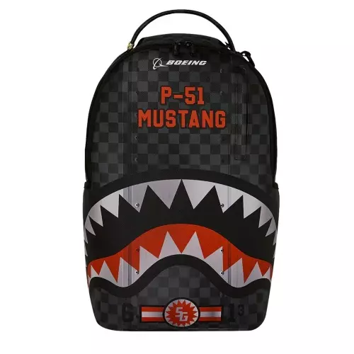 SPRAYGROUND Rucsac BOEING P-51 MUSTANG SHARKMOUTH - Pepina.ro SPRAYGROUND Rucsac BOEING P-51 MUSTANG SHARKMOUTH