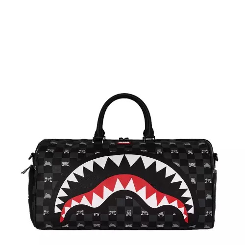 SPRAYGROUND Geantă de voiaj GRAY PEEKING CHARACTER - Pepina.ro SPRAYGROUND Geantă de voiaj GRAY PEEKING CHARACTER