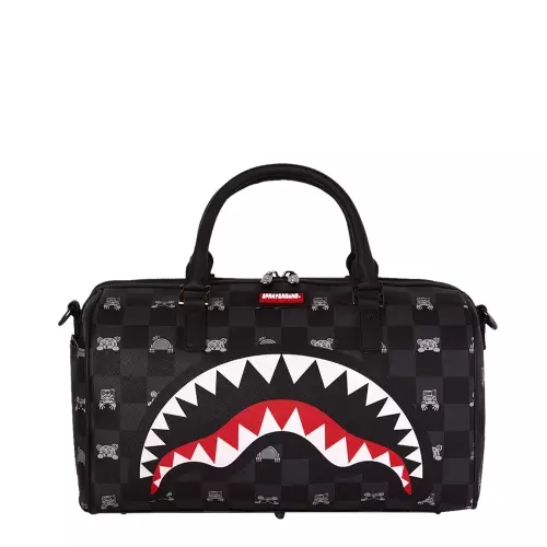 SPRAYGROUND Geantă de voiaj GRAY PEEKING CHARACTER - Pepina.ro SPRAYGROUND Geantă de voiaj GRAY PEEKING CHARACTER