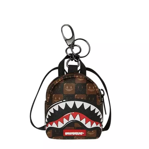 SPRAYGROUND Breloc SHARKS IN PARIS WTF BUBBLE BROWN CHECK - Pepina.ro SPRAYGROUND Breloc SHARKS IN PARIS WTF BUBBLE BROWN CHECK