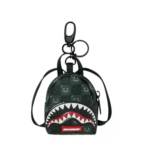 SPRAYGROUND Breloc SHARKS IN PARIS WTF BUBBLY BLACK CHECK - Pepina.ro SPRAYGROUND Breloc SHARKS IN PARIS WTF BUBBLY BLACK CHECK