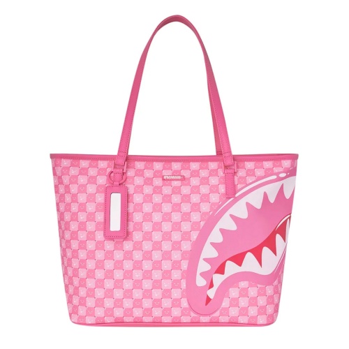 SPRAYGROUND Geantă damă PINK NEW CHECK FACES