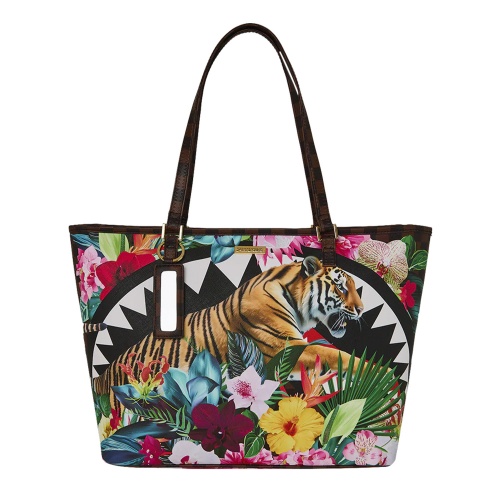 SPRAYGROUND Geantă FLOWERING JUNGLE SHARK 2