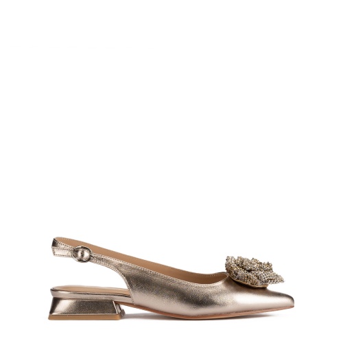 Alma En Pena Pantofi damă aurii - Pepina.ro Alma En Pena Pantofi damă aurii
