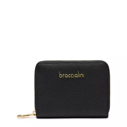 BRACCIALINI Portofel damă negru Basic