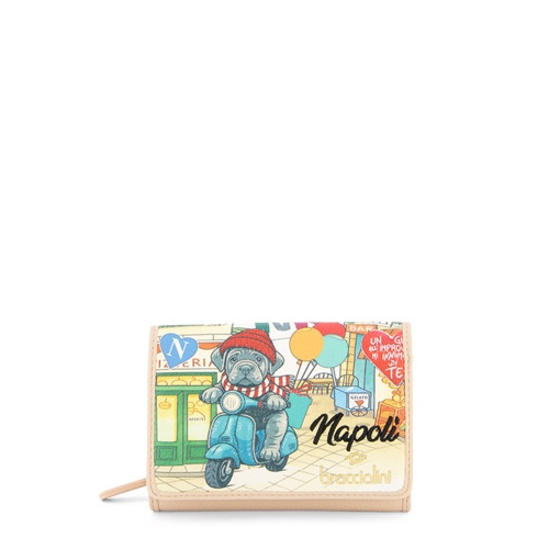 BRACCIALINI Portofel damă Cartoline Napoli - Pepina.ro BRACCIALINI Portofel damă Cartoline Napoli