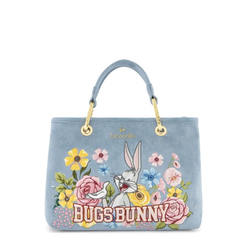 BRACCIALINI Geantă damă albastră Beth Looney Tunes - Pepina.ro BRACCIALINI Geantă damă albastră Beth Looney Tunes
