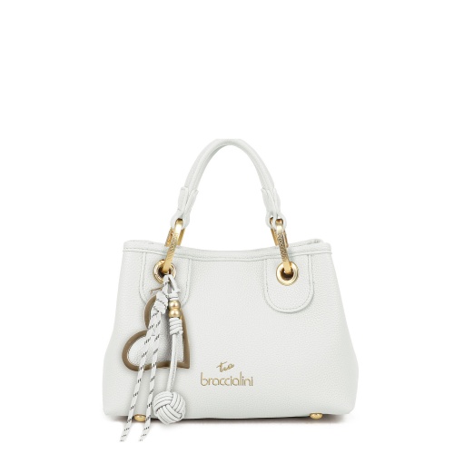 Braccialini Geantă damă albă Beth Jewels - Pepina.ro Braccialini Geantă damă albă Beth Jewels