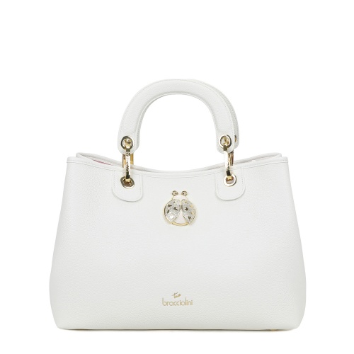 Braccialini Geantă damă albă Beth Jewels - Pepina.ro Braccialini Geantă damă albă Beth Jewels