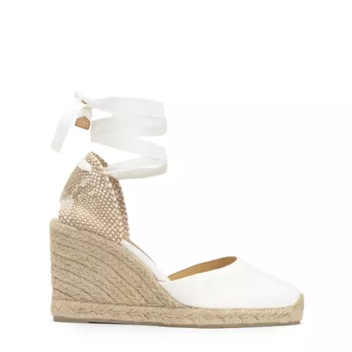 Castaner Espadrile damă albe