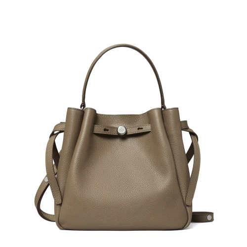 TORY BURCH Geantă gri damă Romy Bucket - Pepina.ro TORY BURCH Geantă gri damă Romy Bucket