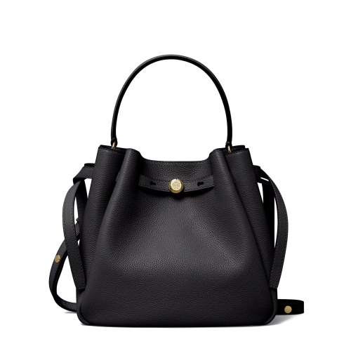 TORY BURCH Geantă neagră damă Romy Bucket - Pepina.ro TORY BURCH Geantă neagră damă Romy Bucket
