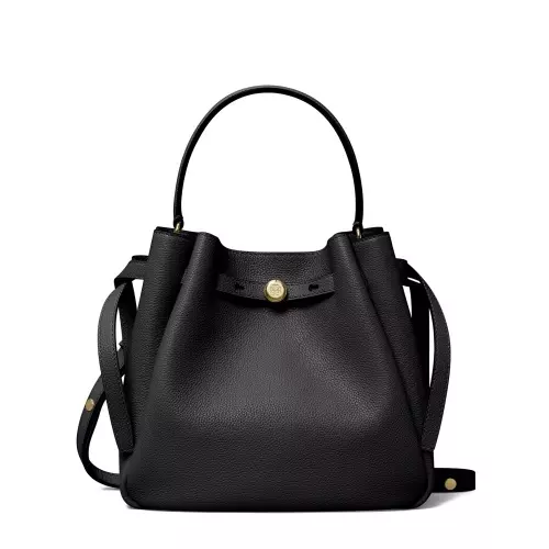 TORY BURCH Geantă neagră damă Romy Bucket