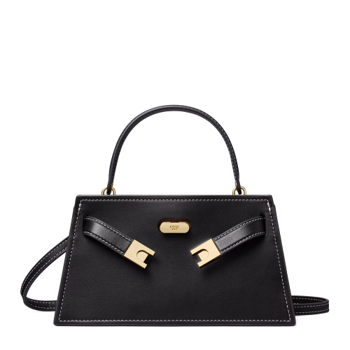 TORY BURCH Geantă damă neagră MINI LEE RADZIWILL - Pepina.ro TORY BURCH Geantă damă neagră MINI LEE RADZIWILL