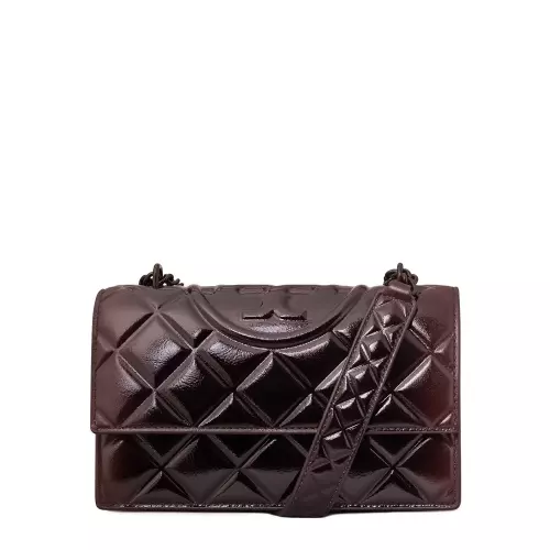 TORY BURCH Geantă damă bordo SMALL FLEMING