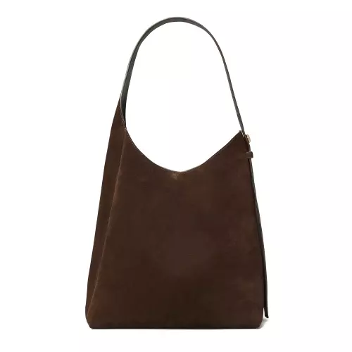 TORY BURCH Geantă damă maro Romy Hobo