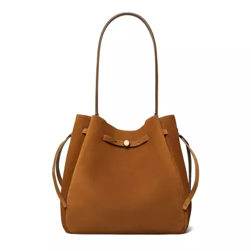 TORY BURCH Geantă damă maro LARGE ROMY