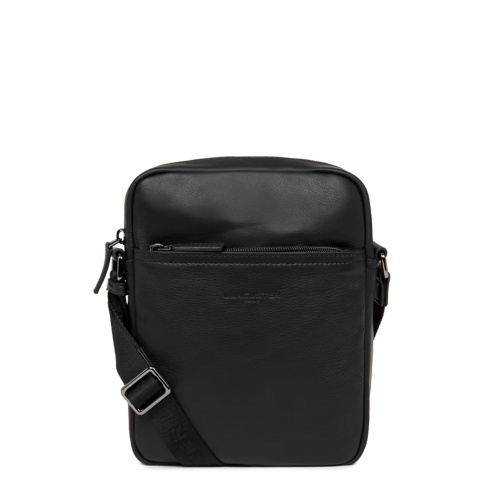 LANCASTER Geantă bărbați neagră Soft Vintage Homme