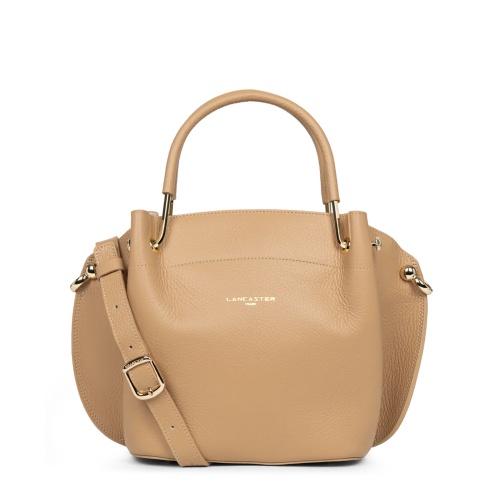 LANCASTER Geantă damă bej Foulonné Double Louisa