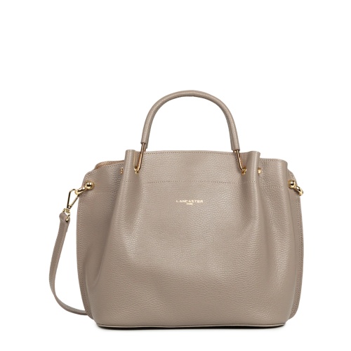 LANCASTER Geantă damă bej Foulonné Double