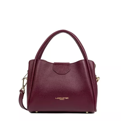 LANCASTER Geantă damă vișinie Ida Double