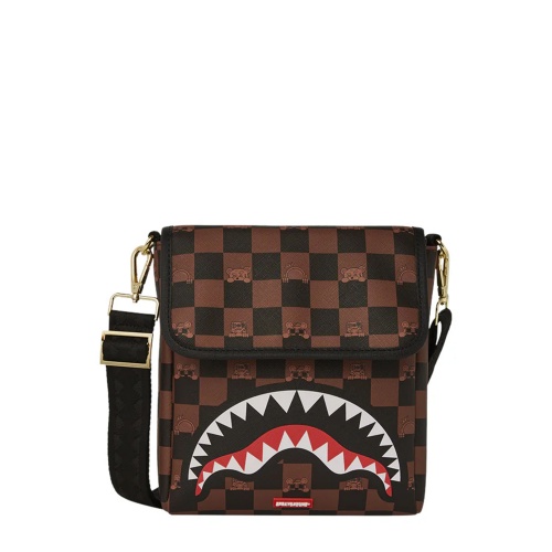 SPRAYGROUND Geantă de umăr bărbați PEEKING CHARACTER CHECK