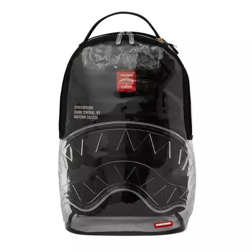 SPRAYGROUND Rucsac SHARK CENTRAL CLEAR