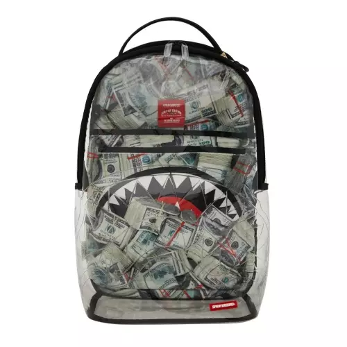 SPRAYGROUND Rucsac MONEY PILE CLEAR